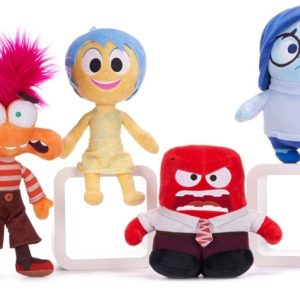 Peluche Inside Out 25cm in 6 assortimenti Sogg.Ansia