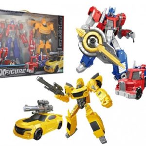 Globo Robot Veicolo Trax figure W’TOY Colore/Fantasia Assortito replica Optimus & Bumblebee