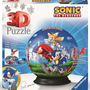Ravensburger – 3D Puzzle Sonic , 72 pezzi, 6+ anni