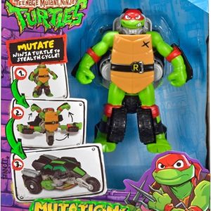 Teenage Mutant Ninja Turtles Mutations Personaggio raffaello trasformabile