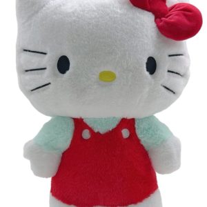 Hello Kitty Peluche 40 cm Fluffy  colore Rosso