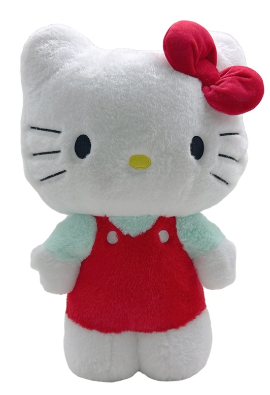 Hello Kitty Peluche 40 cm Fluffy colore Rosso