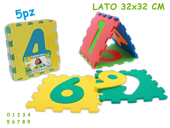 Tenerotti Tappetini Puzzle 5 pz. numeri