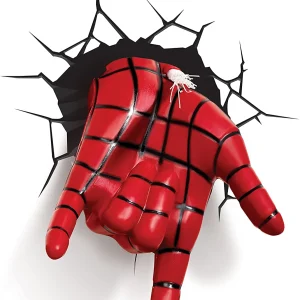 Ultimate Spider-Man 3D LED Light Spider-Man Hand Lampada da muro