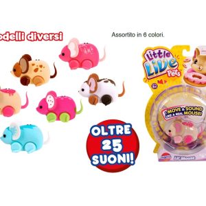 Topolitos, Topolini Interattivi con Effetti Sonori, Colori Assortiti