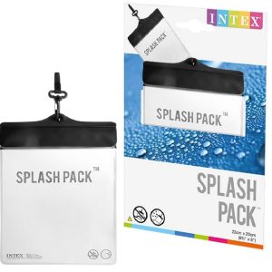 Intex 59801 – Busta Porta Oggetti in Plastica, 22 x 20 cm, Trasparente