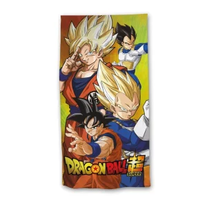 DRAGON BALL S - Super Saiyan - Telo mare 100% cotone - 70x140 cm