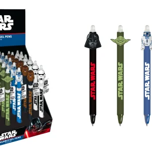STAR WARS Penna gel cancellabile con topper