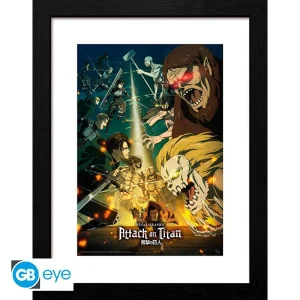 Attack On Titan Quadro Season 4th (30x40)