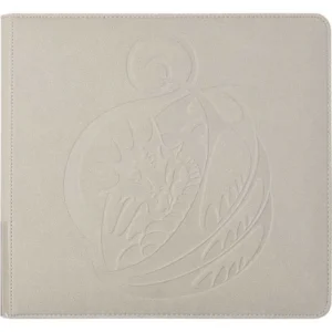Dragon Shield - Card Codex 12 Tasche ad Anelli con Zip (Aschen White)
