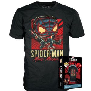 Funko Pop! T-Shirt Spiderman - Miles Morales