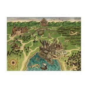 Harry Potter Poster - Mappa di Hogwarts