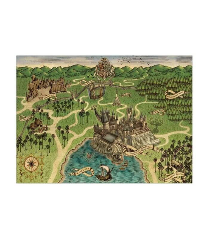 Harry Potter Poster - Mappa di Hogwarts - immagine 2