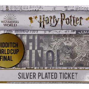 Harry Potter Silver Plated Ticket - Quidditch World Cup