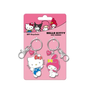 Hello Kitty - Set Portachiavi in Metallo