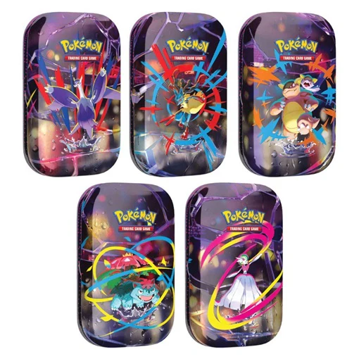 5 Pokemon Mini Tin Megaeroi (IT) collezione artwork - immagine 2