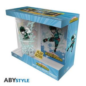 My Hero Academia Gift Box - Bicchiere XXL, Spilla, Notebook
