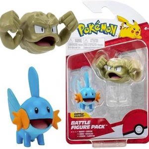 Pokemon Battle Figure Pack - Mudkip & Geodude