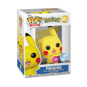 Pokémon – Pikachu Saluta (Flocked) – Funko POP! n°553
