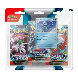 Pokemon Scarlatto e Violetto - Paradosso Temporale 3-Pack Box + Arctibax Promo (ITA)