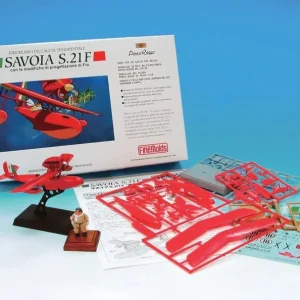 Porco Rosso – Savoia S.21F V2 + Figura Porco Rosso 1/72 – Model Kit