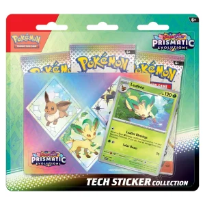 Evoluzioni Prismatiche: Leafeon Tech Sticker Collection