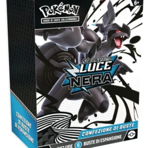 Box Carte Pokemon - Luce Nera - Pack 6 Buste - Italiano