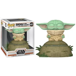 Star Wars: The Mandalorian - Pop Funko Vinyl Figure 485 Deluxe - The Child Using The Force (SFX)