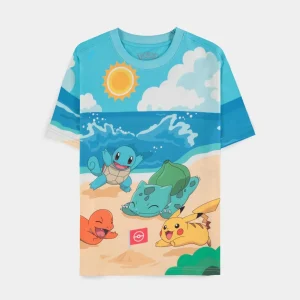 T-Shirt Donna Pokemon - Beach Day