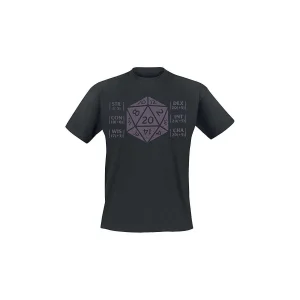 T-shirt Dungeons & Dragons - Dado Skull