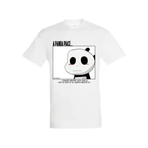 T-Shirt Gigaciao - A Panda Piace...Fissarti (Bianco)
