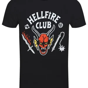 T-shirt Stranger Things - Hellfire Crest